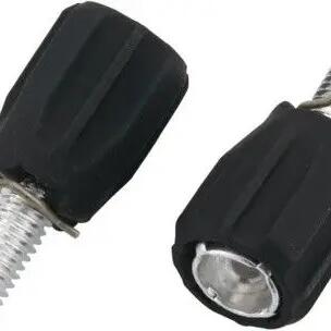 Jagwire Index Adjusting Barrel Rubber Coated Black