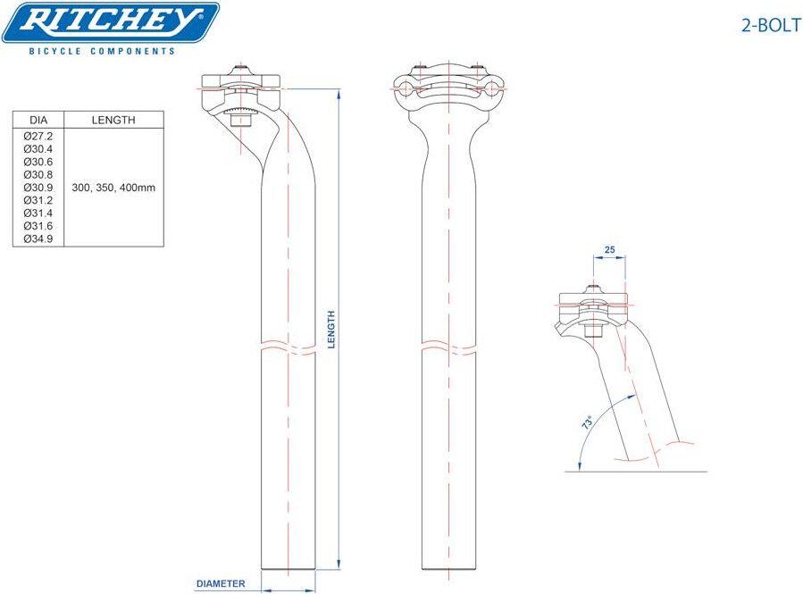 REGGISELLA RITCHEY COMP A 2 BULLONI 2/3