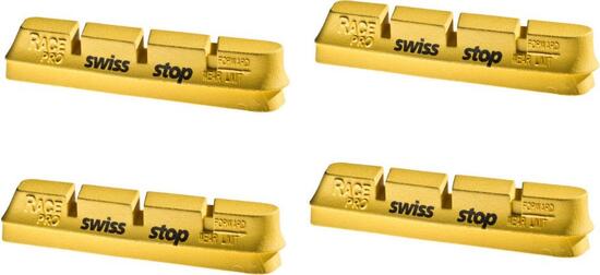 SwissStop Patins de frein pour jante RacePro Yellow King 2 paires