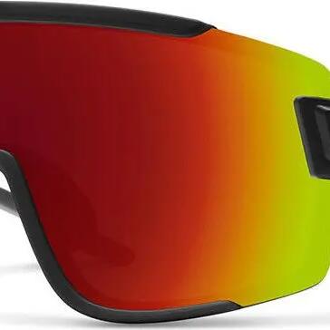 SMITH SUNLIGHT WILDCAT Matte Black ChromaPop Red Mirror