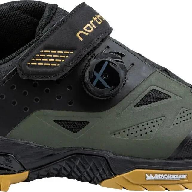 Northwave Enduro Mid 2 Mountain Bike Shoe Green / Black Men's