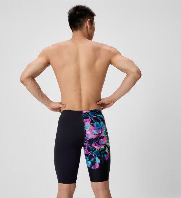 Jammer Speedo Uomo Club Training Nero/Rosa 3/5