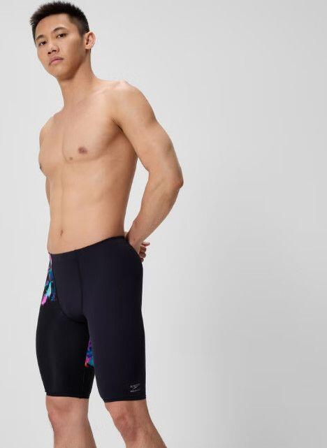 Jammer Speedo Uomo Club Training Nero/Rosa 2/5