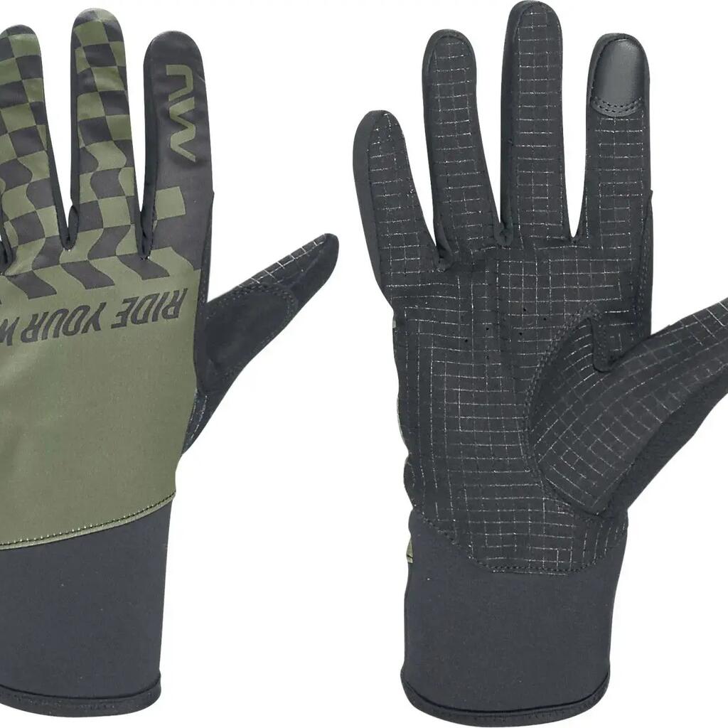 Northwave Winter Active Long Gloves Black/Green