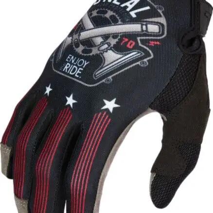 O'Neal Mayhem Piston V.23 Long Gloves Black / White / Red