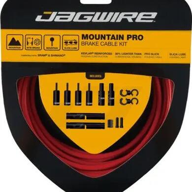 Jagwire Mountain Pro Brake Cable Kit Red
