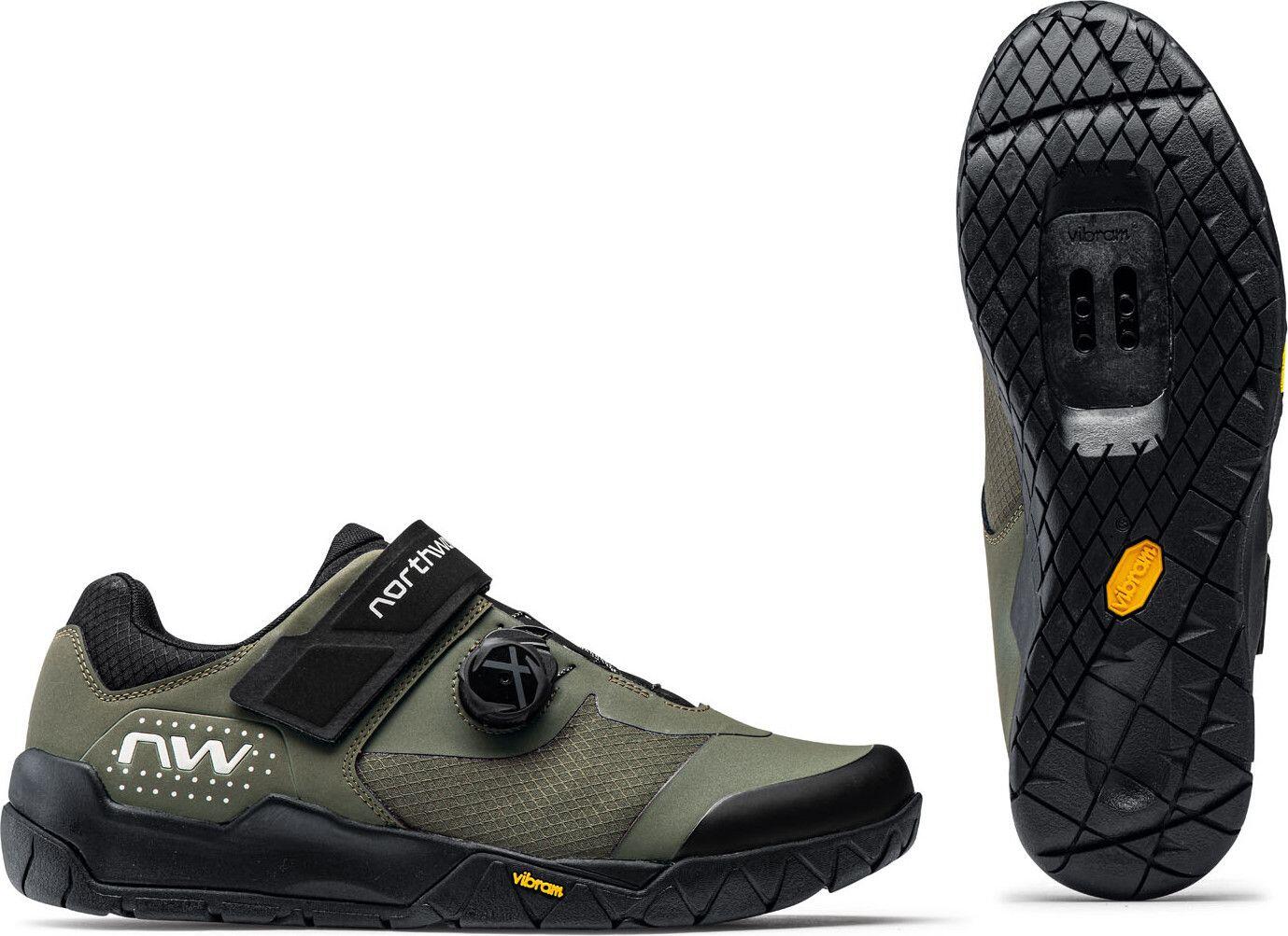 Chaussures VTT Northwave Overland Plus Vert Khaki 3/5