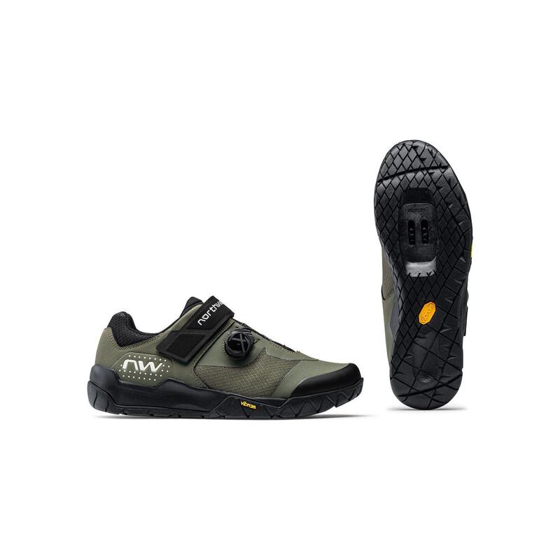Pantofi ciclism MTB AM - Overland Plus - Dark Green
