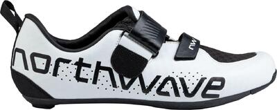Northwave tribute carbon wit/zwart herentriatlon schoenen