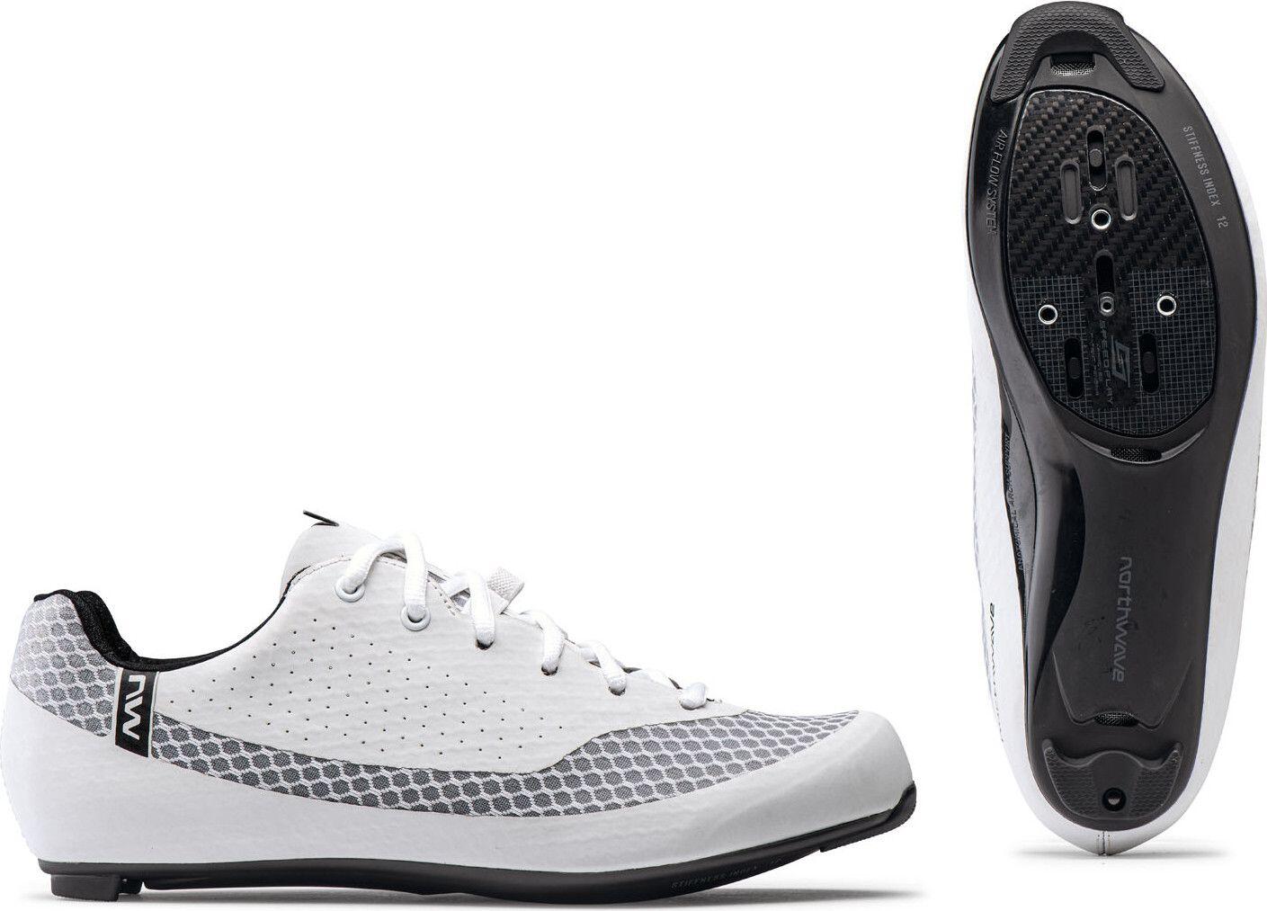 Chaussures Route Northwave Mistral Blanc 3/4
