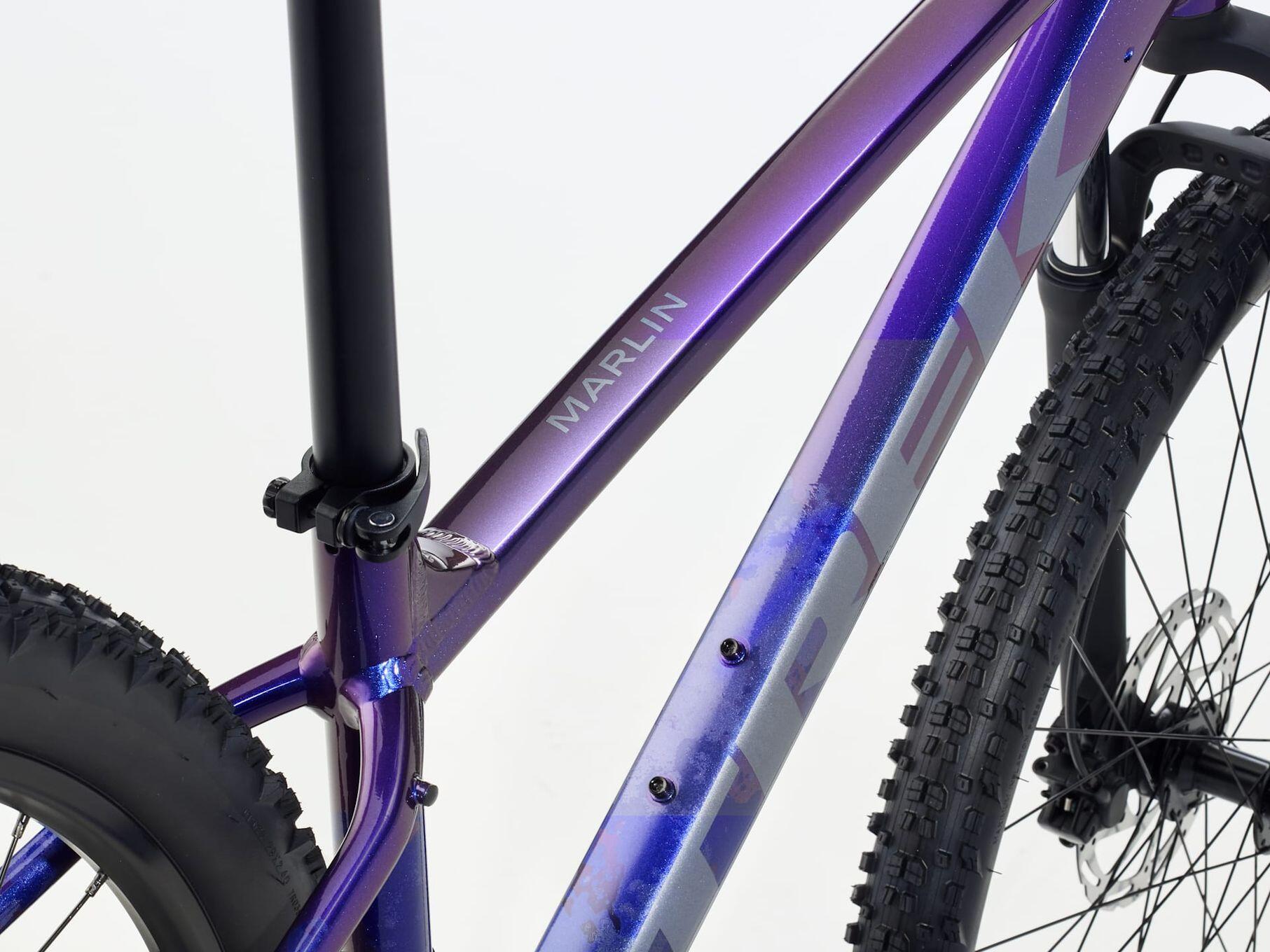 MTB halfstijve Trek Marlin 4 Shimano Essa/Altus 8V 29'' Violet Gén. 3 5/6