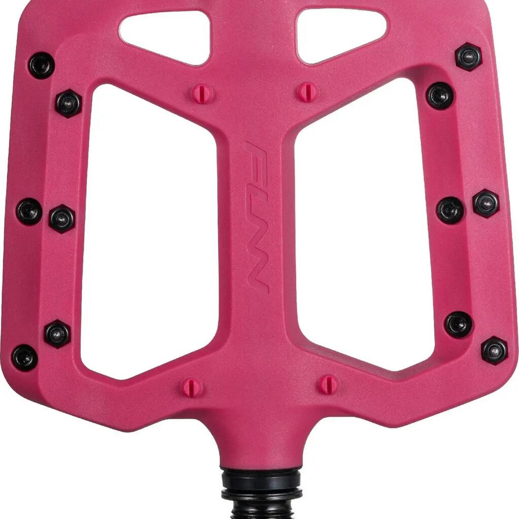 Pair of Pink Funn Taipan Flat Pedals