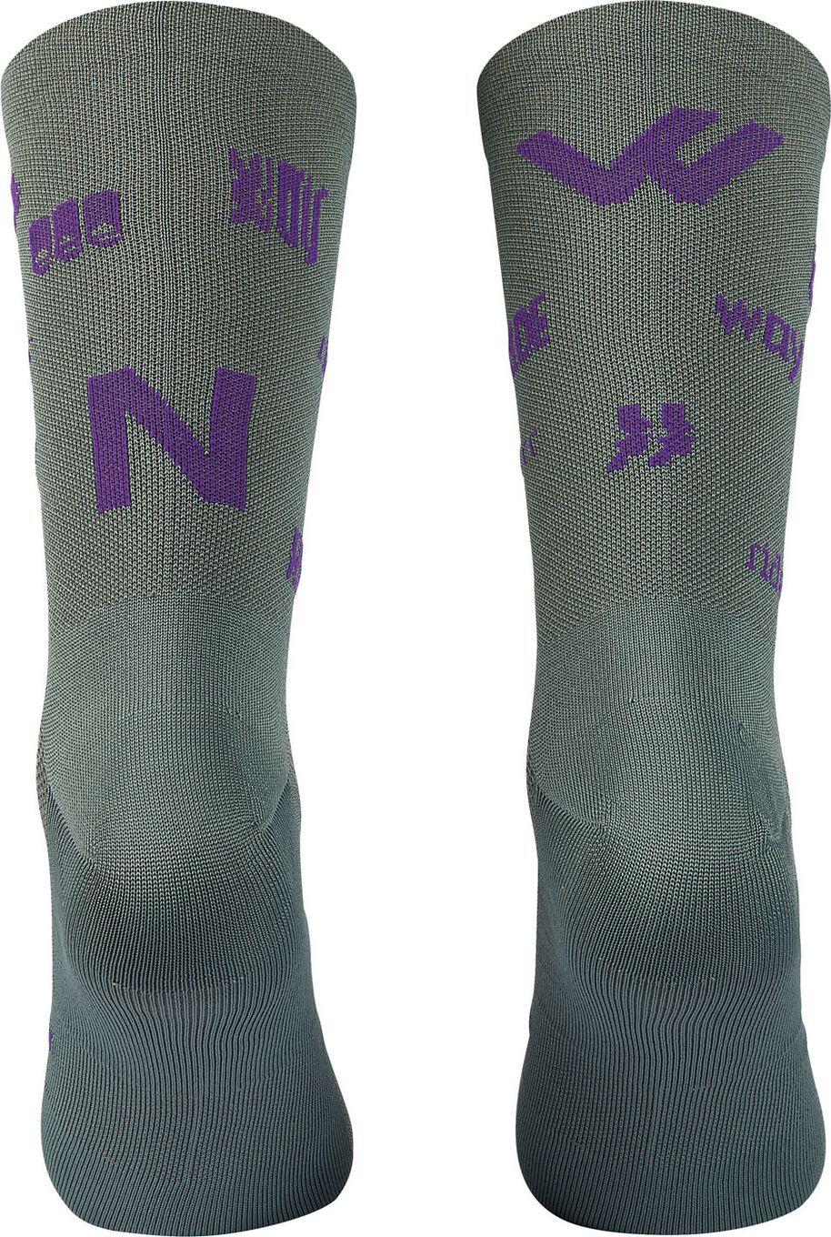 Chaussettes Northwave Type Vert/Violet 3/3