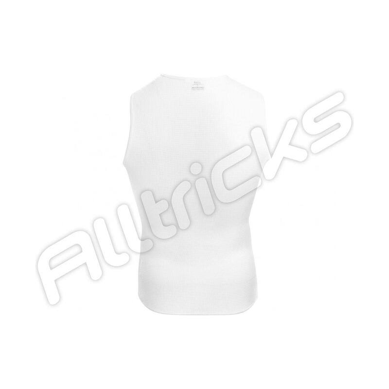 Bluza de corp ciclism fara maneci - Light Jersey Sleeveless - White