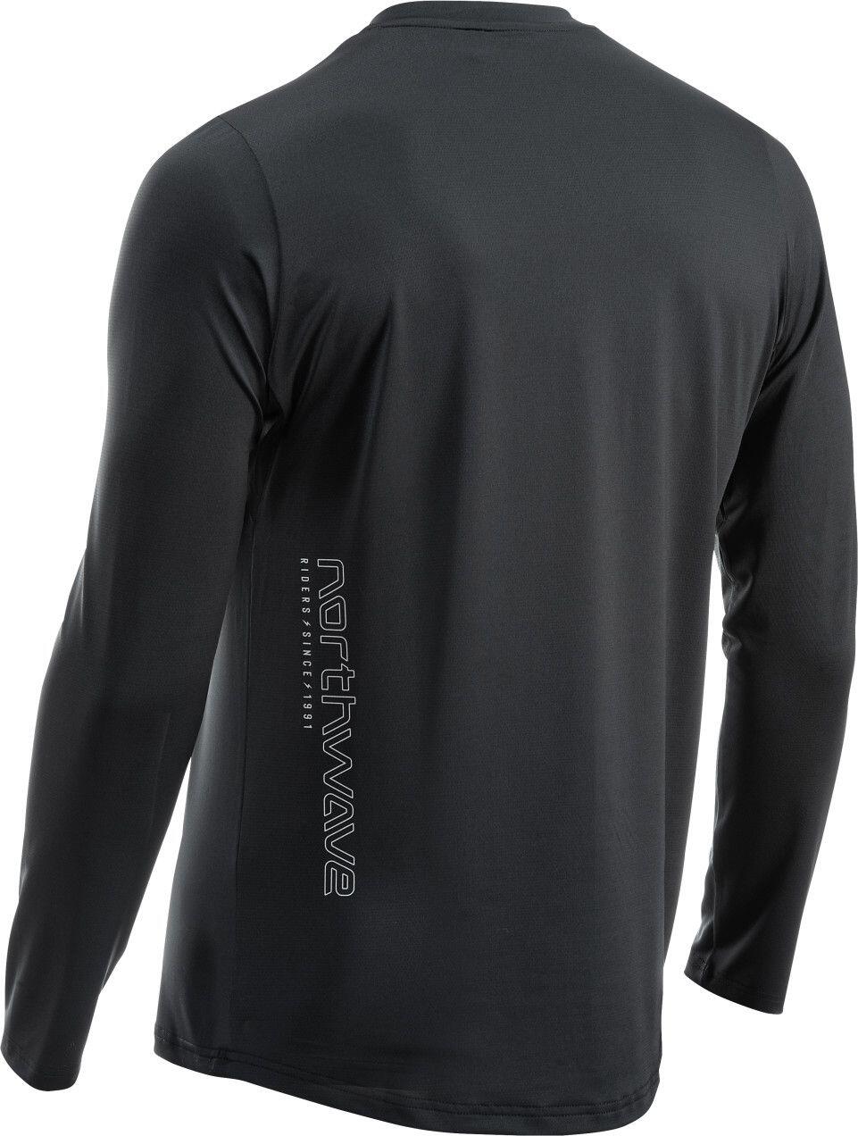 Maillot de manga larga Northwave Bomb Negro 2/4