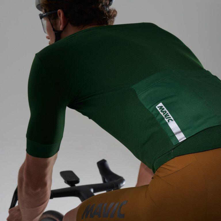 Mavic Aksium Kurzarm-Trikot für Herren, grün 5/7