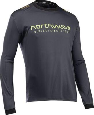 Northwave sharp trui met lange mouwen zwart/groen
