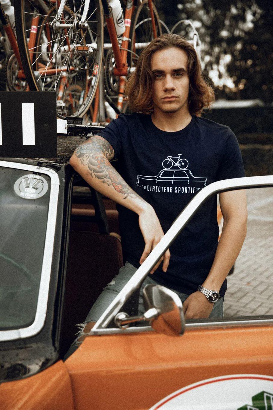 T-Shirt Manches Courtes Çois 'Directeur Sportif' Bleu 2/2
