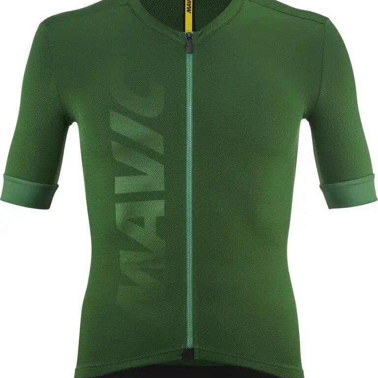 Mavic Aksium Men's Green Short-Sleeve Jersey