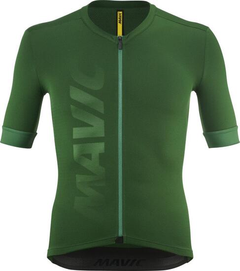 Maillot Manches Courtes Mavic Aksium Vert Homme