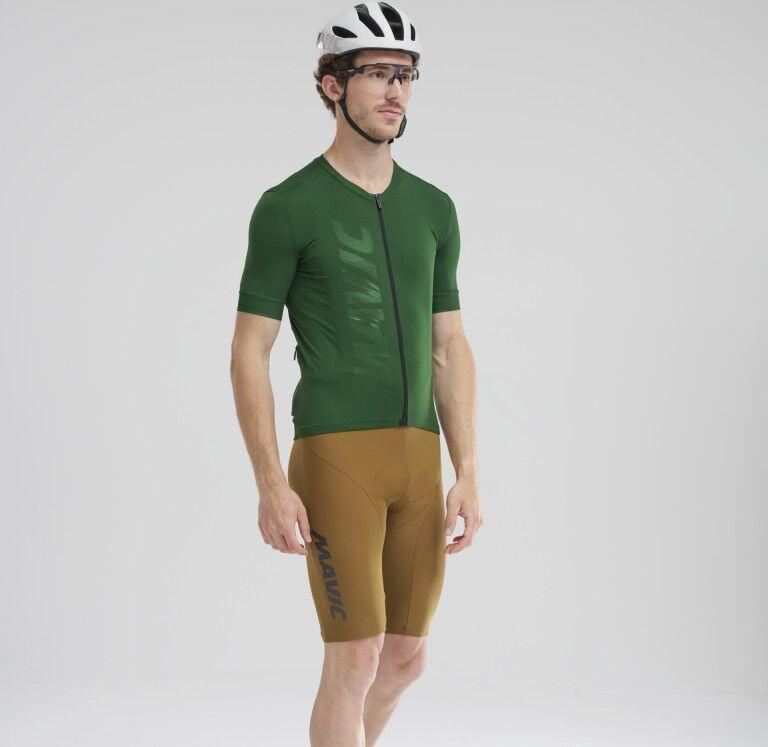 Mavic Aksium Kurzarm-Trikot für Herren, grün 6/7