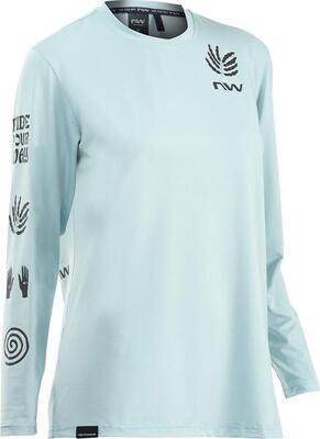 Northwave xtrail dames trui lange mouw blauw