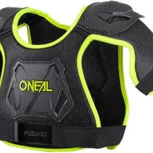 O'Neal Children's Motocross Chest Guard - Adjustable Black Neon Yellow M/L