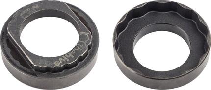 Lockring-/Innenlager Montagewerkzeug für Kurbeln mit demontierbarem Spider