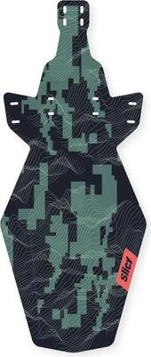 Parafango posteriore Slicy MTB Pixel verde/nero