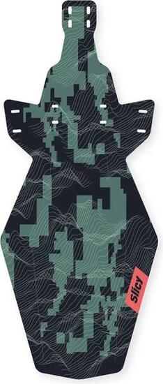 Parafango posteriore Slicy MTB Pixel verde/nero
