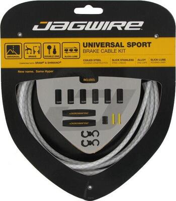Remkabel kit jagwire universal sport -braided white