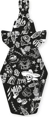 Parafango posteriore Slicy MTB Madblack Black / White