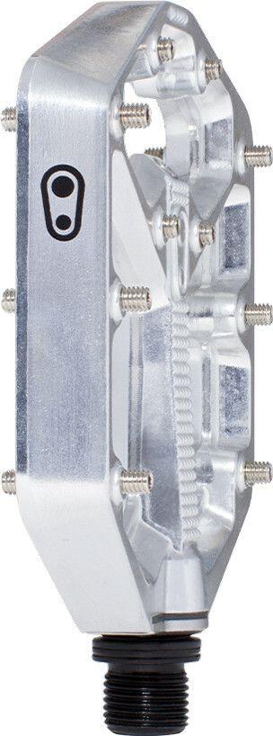 Crankbrothers Stamp 7 Pequeño - Edición Plata Pedales Planos Plata Pulida 3/5