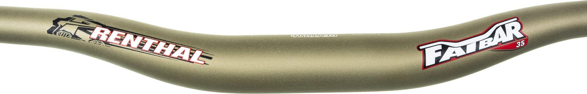 Manillar bicicleta FatBar Renthal 800mm dorado 2/2