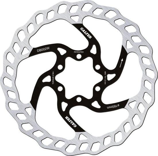 Disco freno Galfer Fixed Disc Wave MTB a 6 fori 160 mm