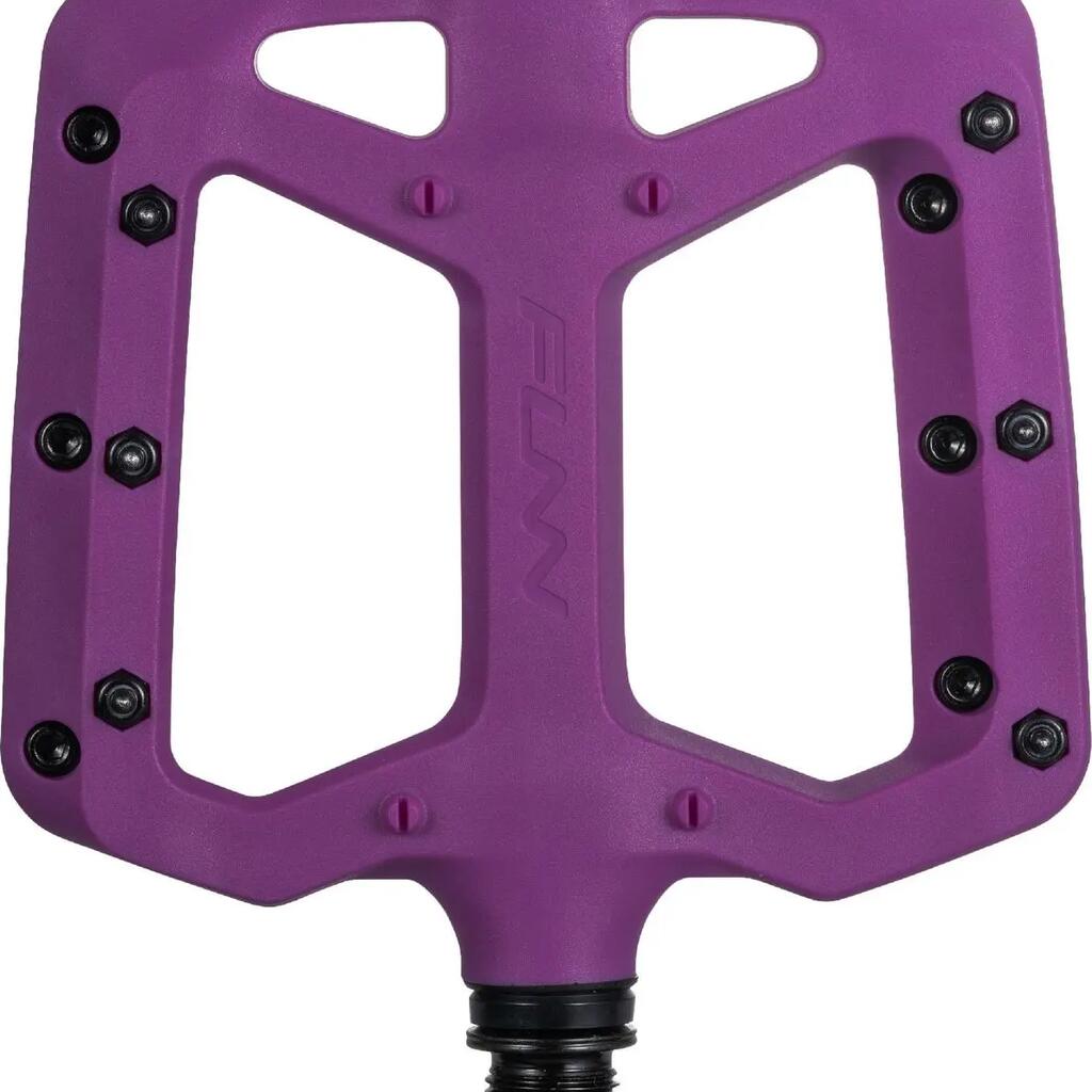 Pair of Funn Taipan Flat Pedals Purple