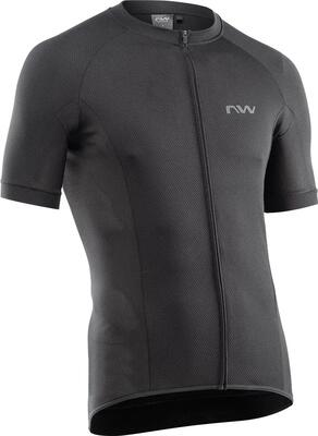 Jersey mc northwave force zip zwart