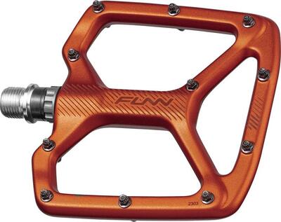Paar funn python blue flat pedalen