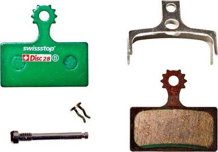 SwissStop Disc 28 C Bremsbeläge für Shimano XTR/XT - Organische Belagsmischun...
