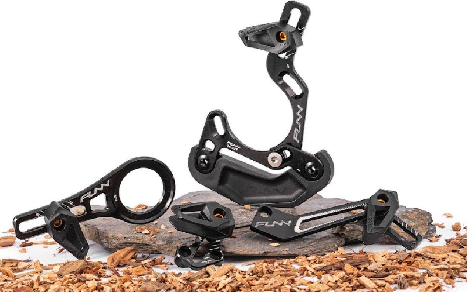 Guia de corrente preto Funn Zippa Lite E-Type 26-36T 2/2