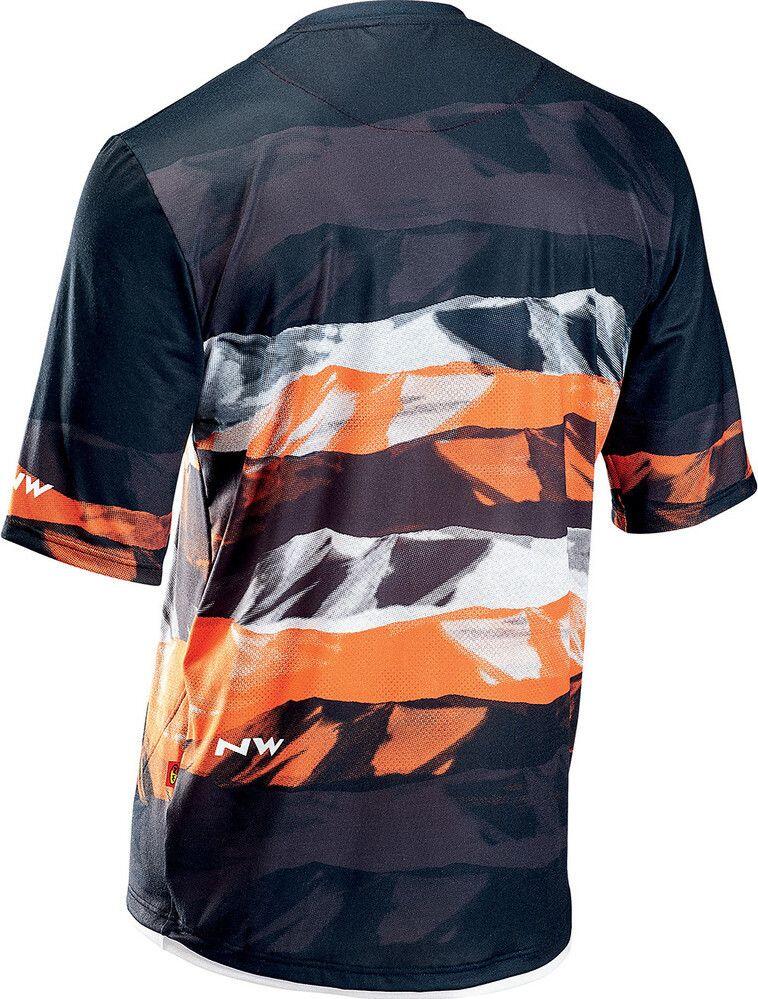 Maillot Manches Courtes Northwave XTrail Noir / Orange 2/2