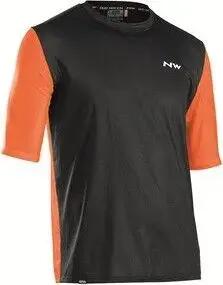 Maillot Manches Courtes Northwave XTrail Noir / Orange