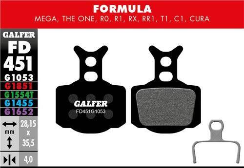 Galfer Performance FD451 Formula Cura/Mega/The One/R1/RX/RO/The One Bremsbeläge 2/2