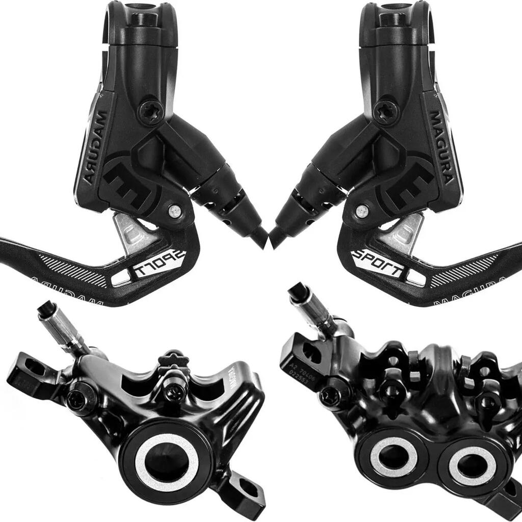 Magura MT Trail Sport Brake Set, Black, 1-Finger Front & Rear (2701389).