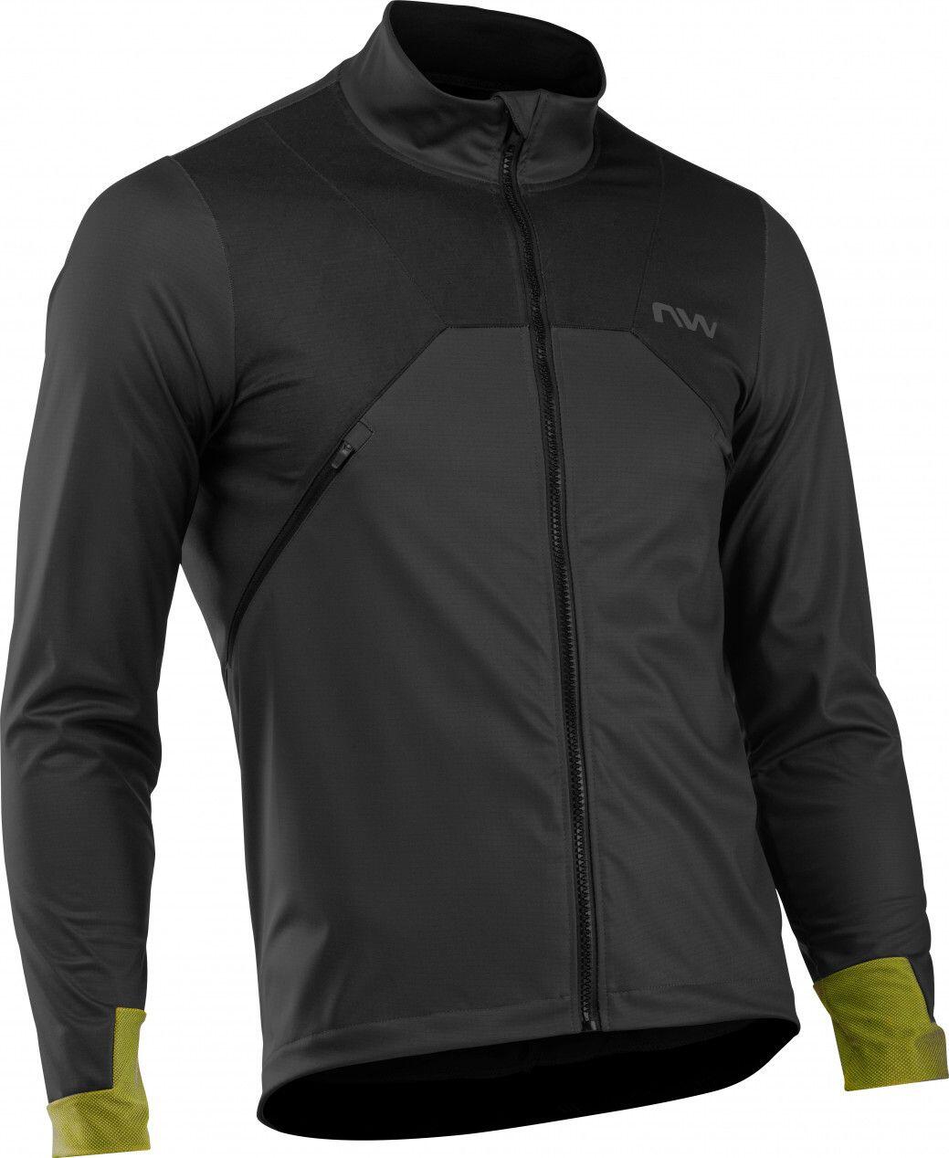 Chaqueta Northwave Extreme 2 Negra/Amarilla 1/2