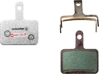 Swissstop disc 15 e e-bike remblokken voor shimano/trp/tektro, organisch, hoh...