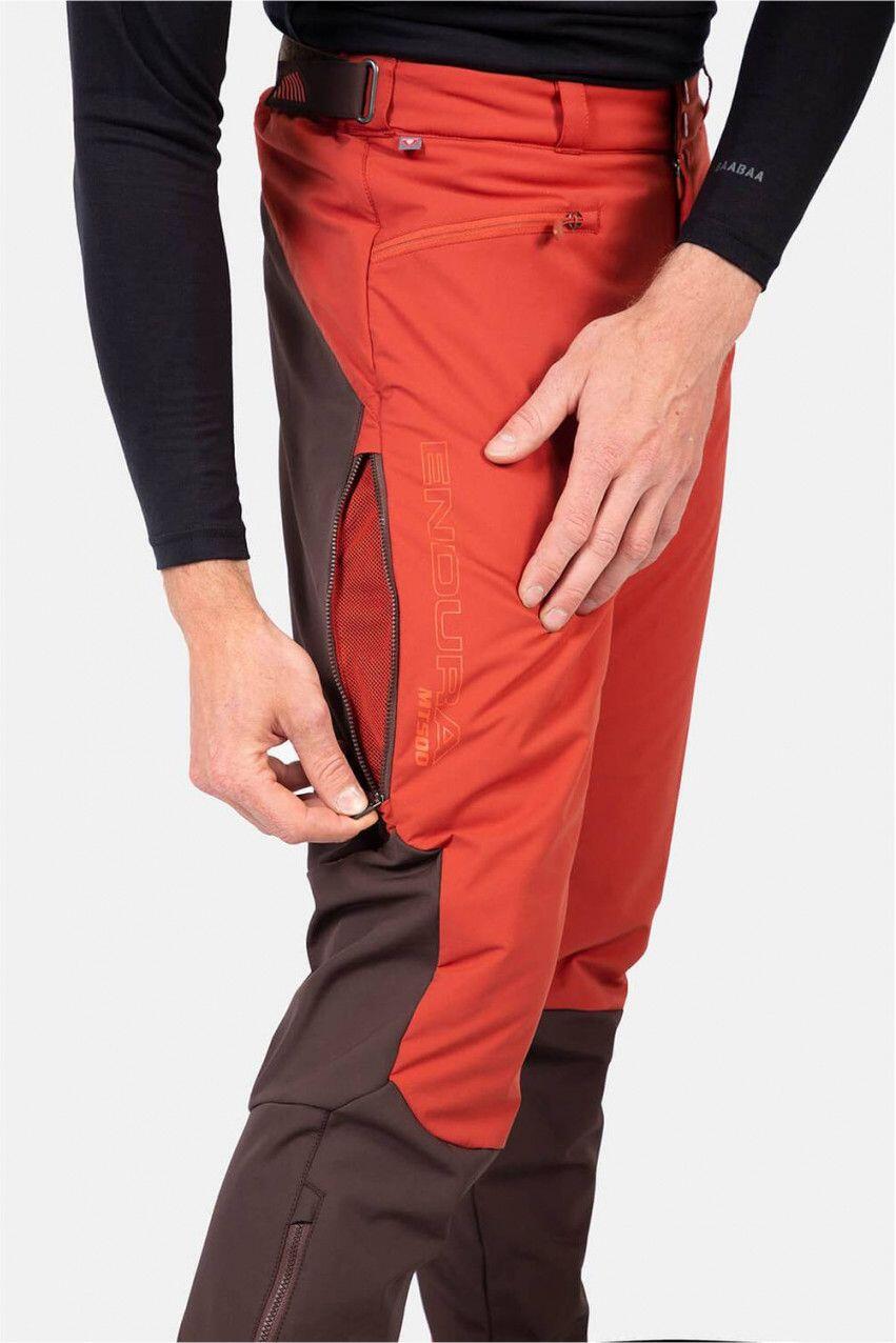 Pantalon de VTT Endura MT500 Zero Degre Rouge 3/7