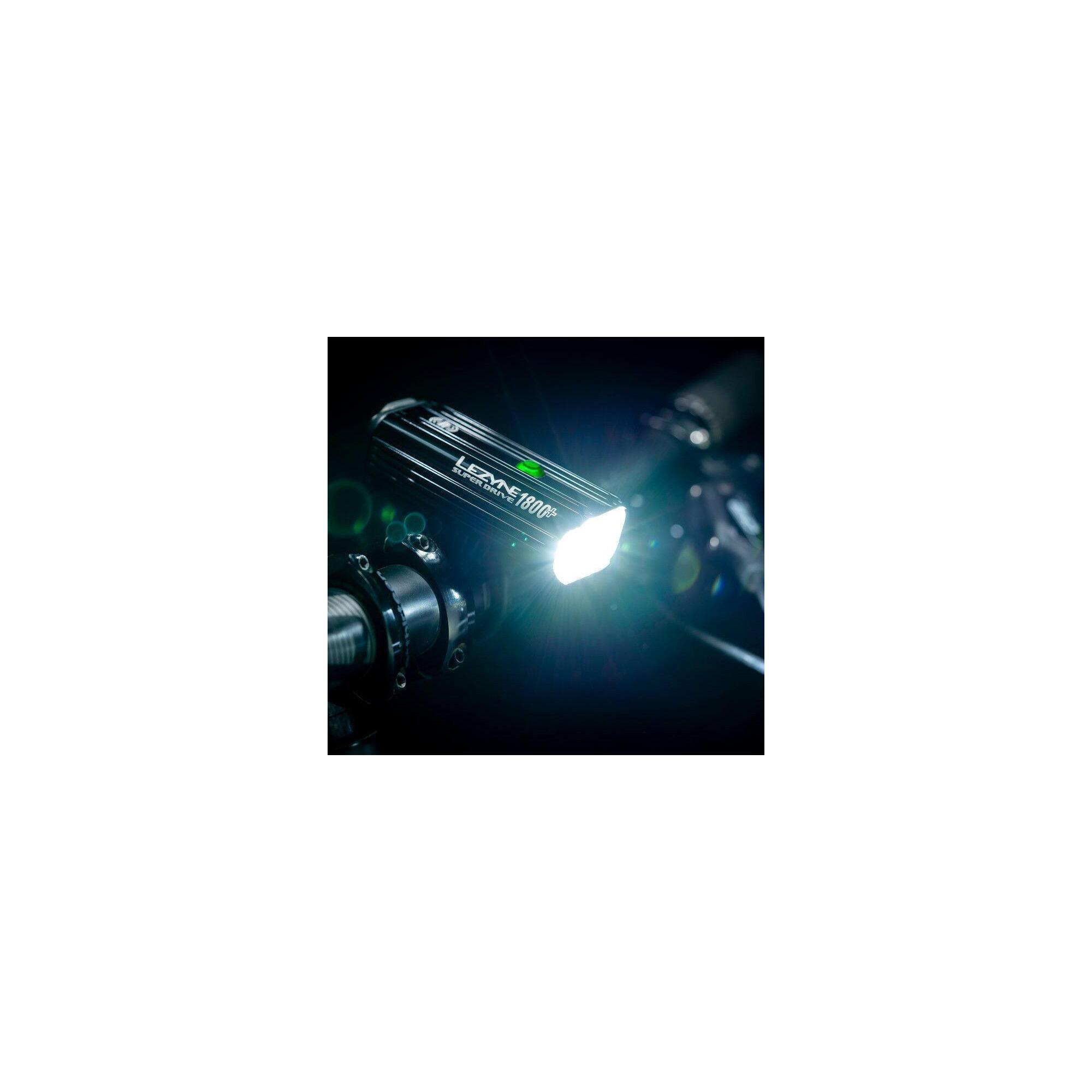 Lezyne Super Drive Smart 1800+ Satin Black