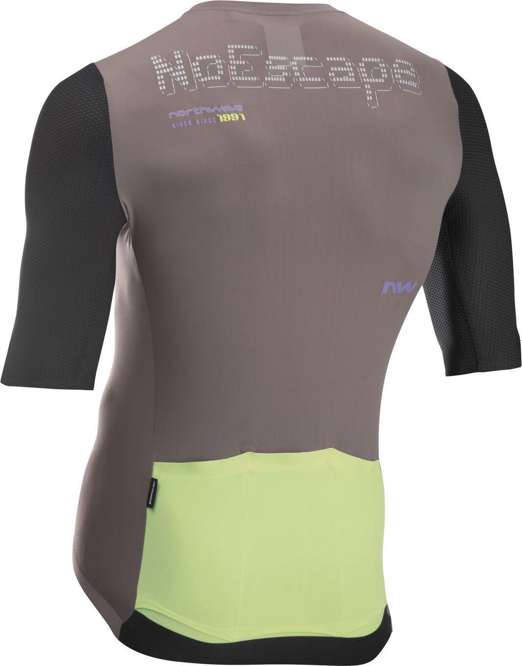 Maillot Manches Courtes Homme Northwave Extreme Evo Gris/Noir 2/7