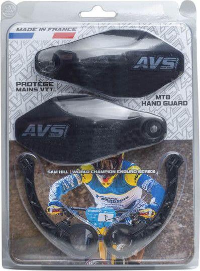 Protetor de mãos AVS - BÁSICO (aba de plástico) - preto 2/7